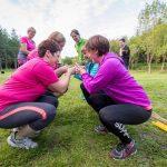Group during team building exercise 2