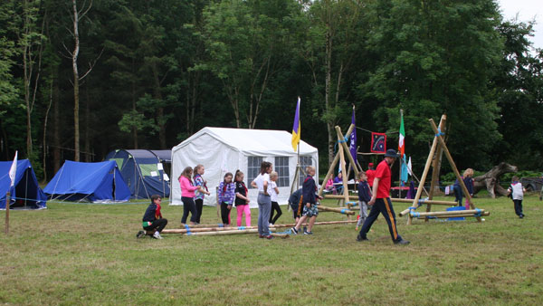 Camping at Castlecomer Discovery Park