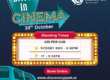 Poster for a drive-in cinema at Castlecomer Discovery Park, named a Best Workplace for Health & Wellbeing, on 30th October. Watch "Scooby Doo" at 6:30 pm or "IT" at 9:30 pm. €35 per car. Blue car shown; book online at discoverypark.ie.